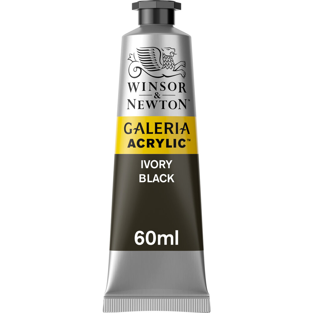 Galeria Acrylic 60ml Paint Ivory Black